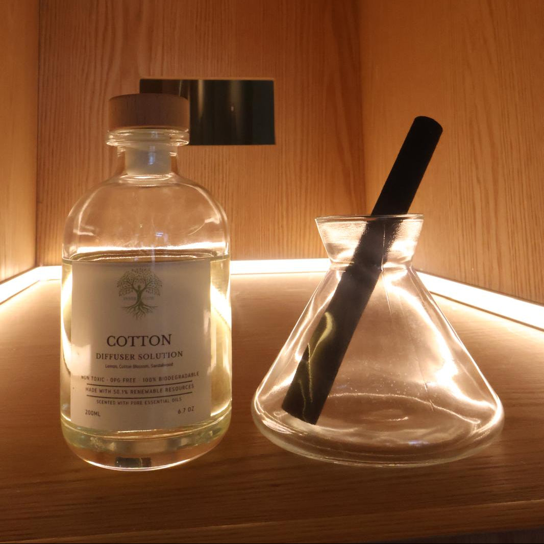 Transparent Diffuser with Solution