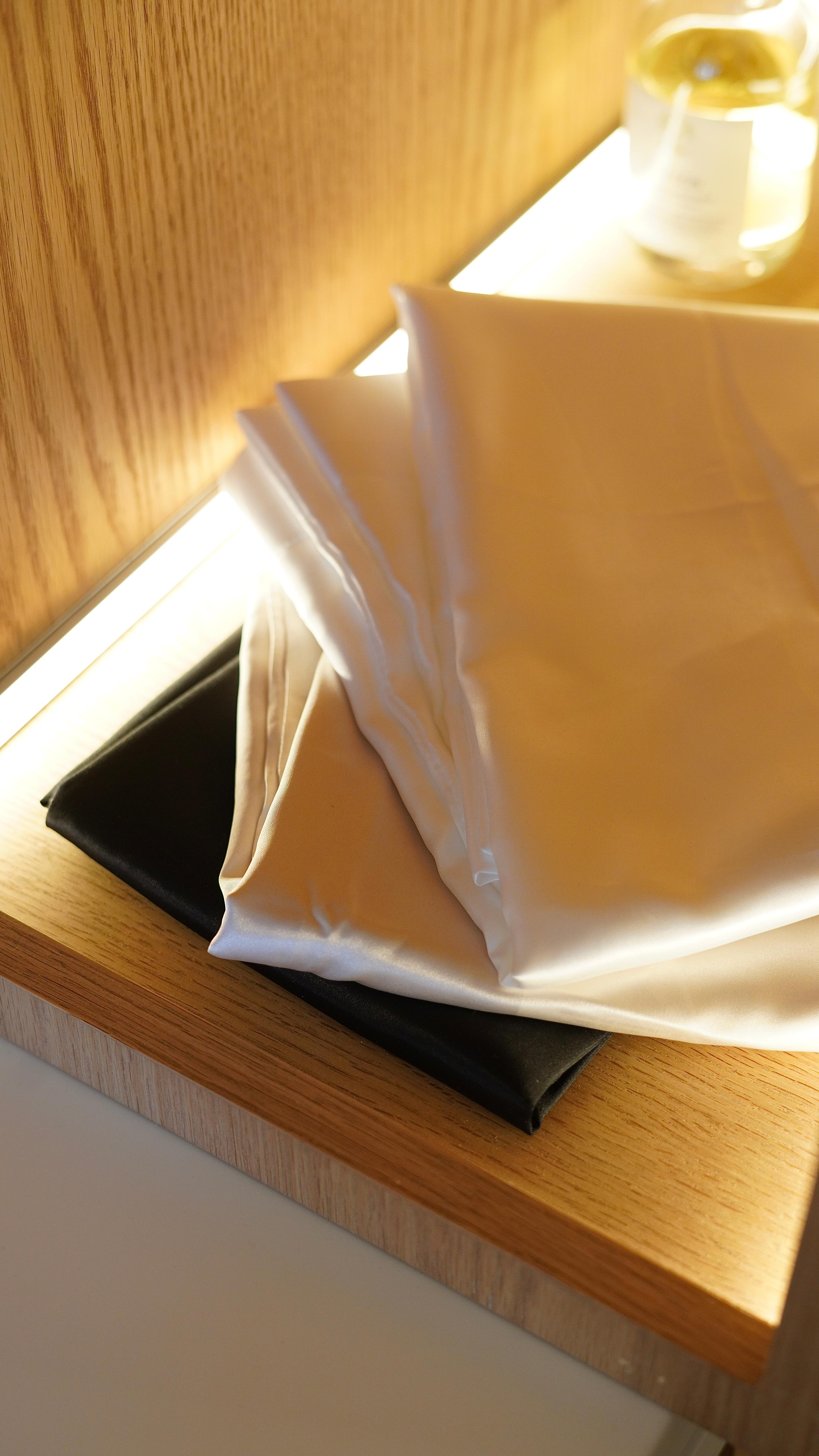 White Satin Pillowcase