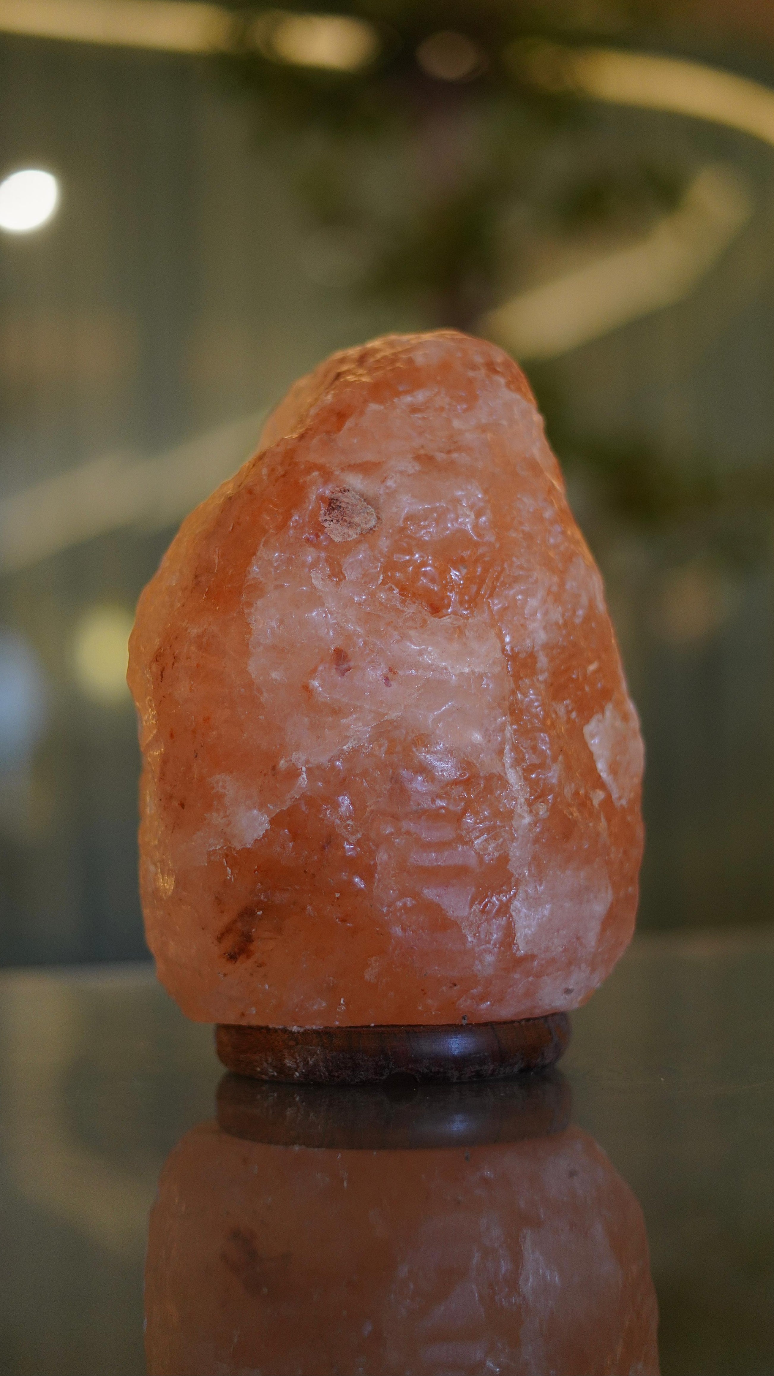 Diamond Carved Salt Lamp