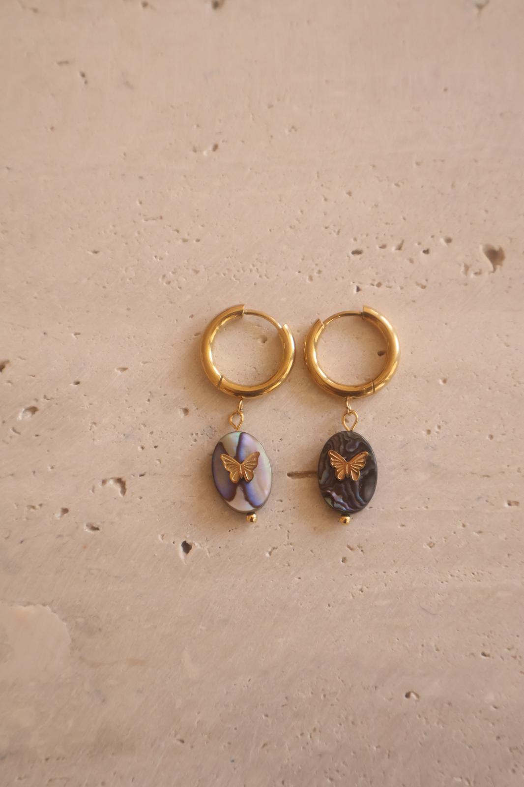 Fluid Butterfly Earings