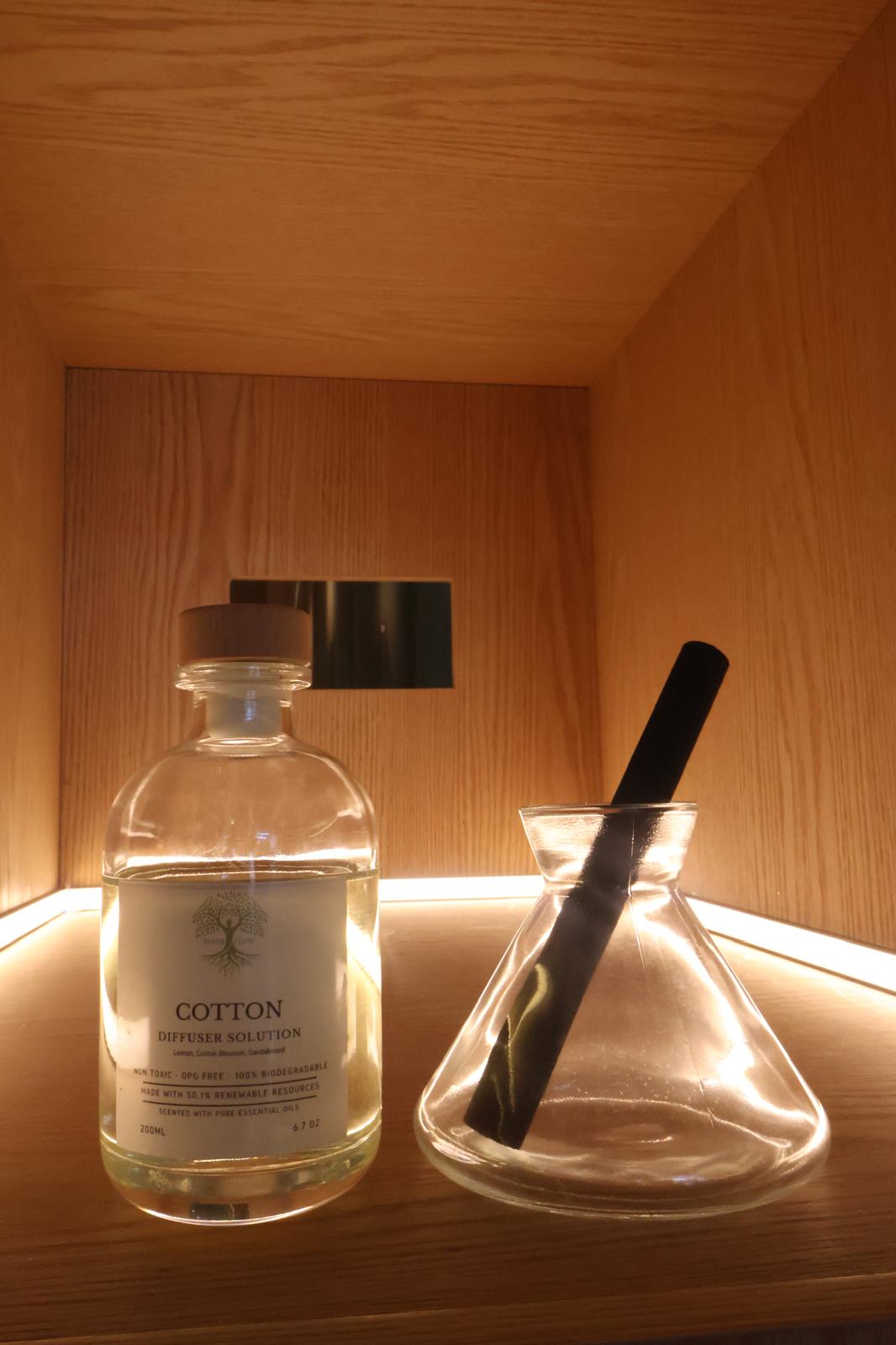 Transparent Diffuser with Solution