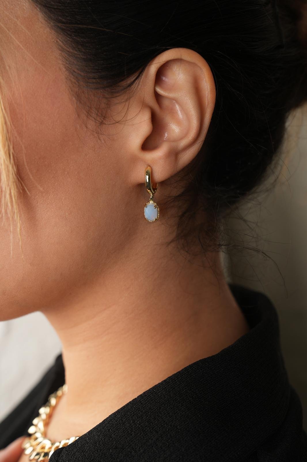 Blue Drops Earing