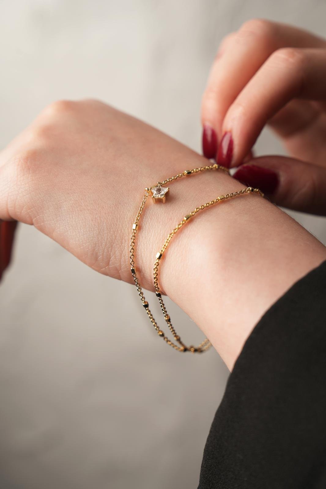 1 star anklets