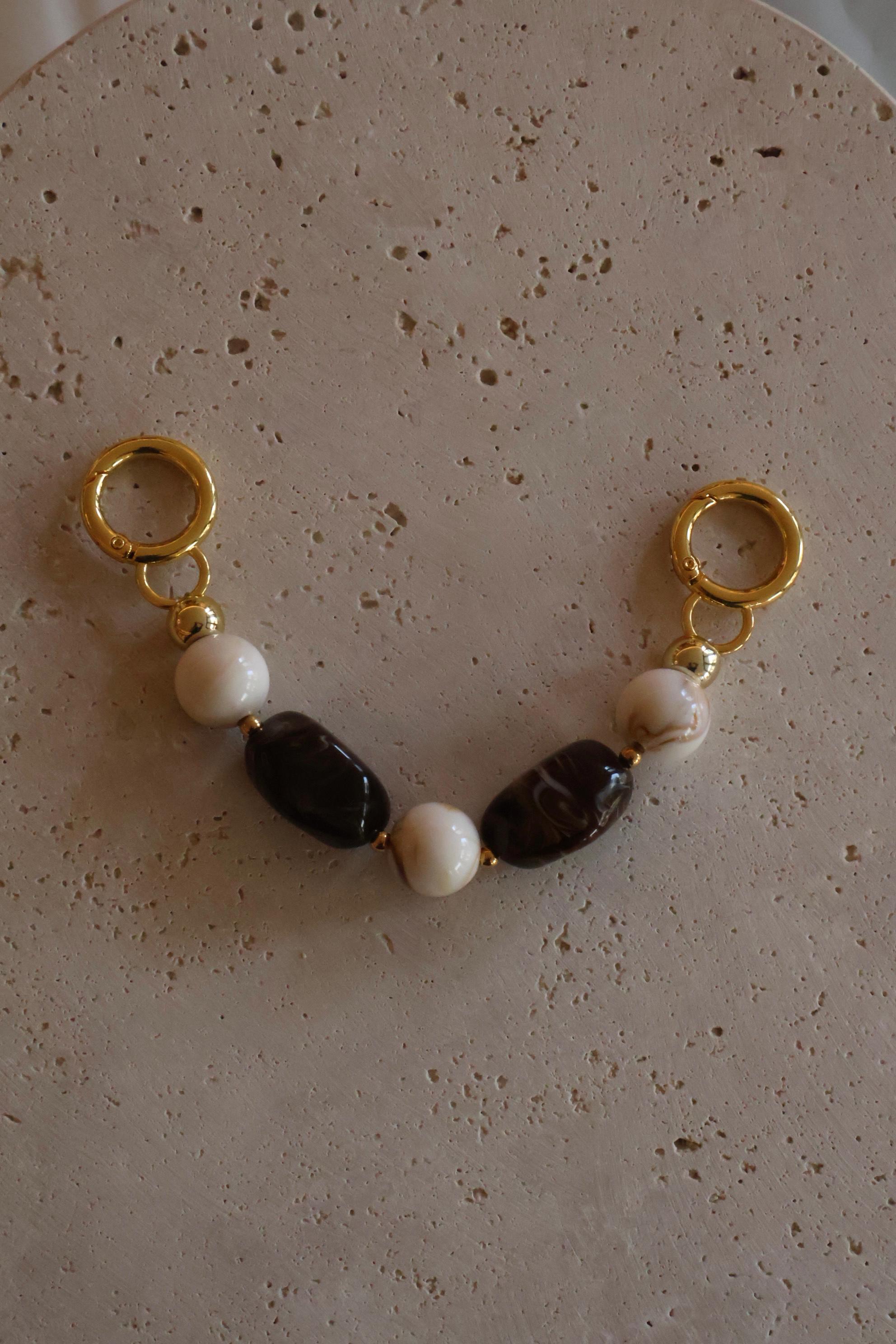 Short Marble Bag Chain