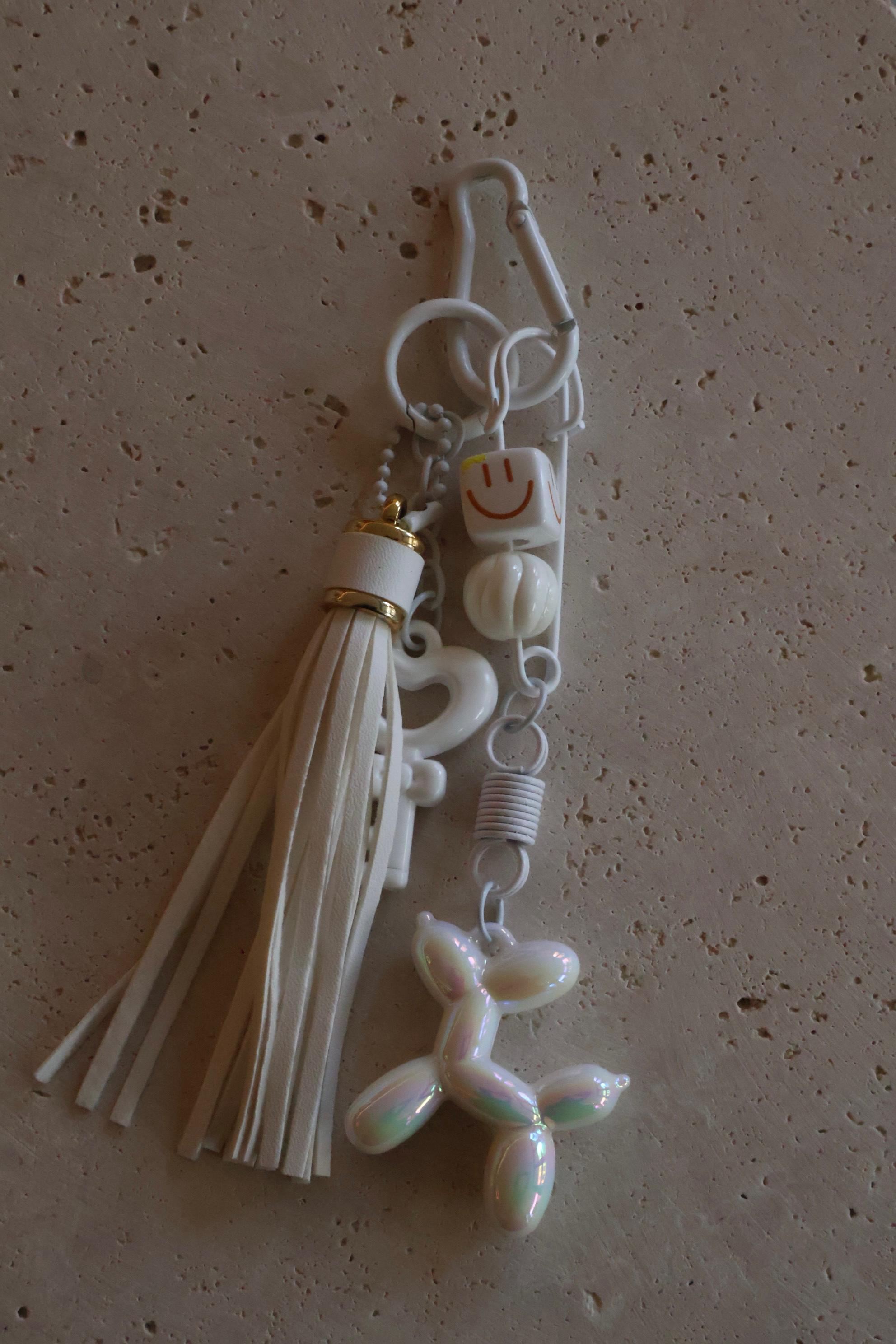 White Key Chain